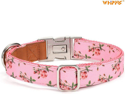 Chic Floral Dog Collar - Stylish and Comfortable for Your Furry Friend